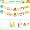 2 Pack Back to School Classroom Garland Banner  School Theme Hanging Decorations with Globe, Pencil, Books, Crayons, and School Bus Cutouts for First Day of School, Teacher Welcome, Bulletin Board view 3