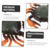 Abaodam Simulated Crab Playset Educational for Interactive Learning Adorable Animal Model Creative Present for Development Enhances Imagination and Hands Skills view 2
