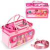 Ottkids Carrying Case Compatible with Toniebox 2/1, Portable Organizer Case for Tonie Figures Characters, Headphones & Accessories, Storage Travel Case with Shoulder Strap and Handle(Pink) view 1
