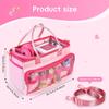 Ottkids Carrying Case Compatible with Toniebox 2/1, Portable Organizer Case for Tonie Figures Characters, Headphones & Accessories, Storage Travel Case with Shoulder Strap and Handle(Pink) view 2