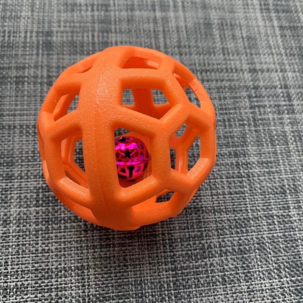 ICXISJRON Toy Balls, Hollow Balls, Bouncy Balls, Sounding Balls, Bells, Play, Interactive Recreational Toys