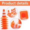 Bloepum 14 Pieces Mini Simulation Safety Cone Triangle Cone Road Parking Signs Roadblock, Small Signs view 4
