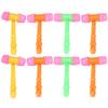 Kisangel 8pcs Squeaky Hammer for Kids, Plastic Hammer Plaything for Interactive Parent Play Party Cheering Fun, Random Color view 1