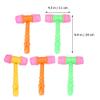 Kisangel 8pcs Squeaky Hammer for Kids, Plastic Hammer Plaything for Interactive Parent Play Party Cheering Fun, Random Color view 2