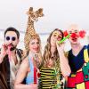 Gatuida Interactive Giraffe Shaped Animal Hat Performance Costume Giraffe Hat for Parties view 2