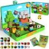 60 PCS Magnetic Blocks with Metal Box, 0.8in Mini Magnetic Building Cubes STEM Educational Toys for Kids Ages 3+ Boys Girls, Travel Airplane Classroom Play, Birthday Christmas Toy Gifts view 1