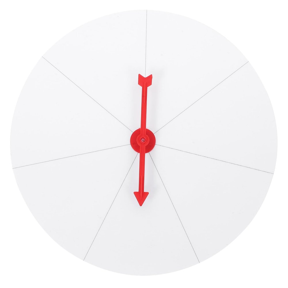 Alipis 7grids Diy Prize Wheel Game for Birthday Party Carnival Fortune Game Sections