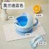 2PC - Home Cartoon Creative Detachable Anti-Spill Bowl with Suction Cup - Anti-Spill Bowl [Blue] view 2