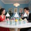 12-Piece Glitter Wedding Cupcake Topper Set - Bride & Groom Suit/Dress Decorations for Wedding Cakes, Anniversary Parties, Valentine's Day & Qixi Festival view 3