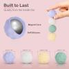 Fidget Toys Adults  4PCS Magnetic Silicone Stress Balls for Anxiety, Focus & ADHD Relief, Textured Sensory Desk Gadgets, Stocking Stuffers or Relaxing Gifts for Women, Teens, Girls view 2