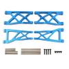 4PCS Aluminum Front & Rear A-Arms for Arrma 1/10 Vorteks, Granite, Senton 3S BLX 550  Upgrade Suspension Parts Replaces AR330516, AR330443 (Blue) view 1