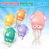 Dancing Squid Baby Girls Toy, Tummy Time Toys, Rechargeable Crawling Octopus with Music and Light for 3-6 6-12 12-18 36 Months 1 year old Learning Walking Toddle Girl 1st Birthday Valentines Day Gifts view 3