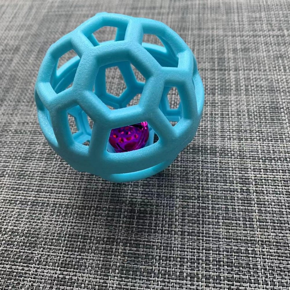 ICXISJRON Toy Balls, Hollow Balls, Bouncy Balls, Sounding Balls, Bells, Play, Interactive Recreational Toys
