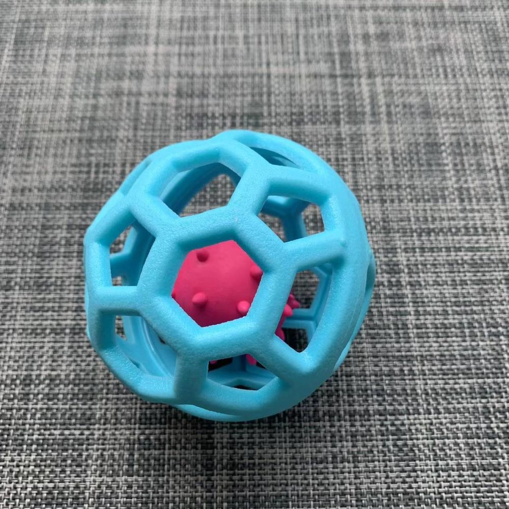 ICXISJRON Toy Balls, Hollow Balls, Bouncy Balls, Sounding Balls, Bells, Play, Interactive Recreational Toys