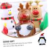 BESPORTBLE 5Pcs Xmas Clockwork Cartoon Santa Snowman Reindeer Wind Up for Christmas Party Favors Friends Enhance Learning Play view 3