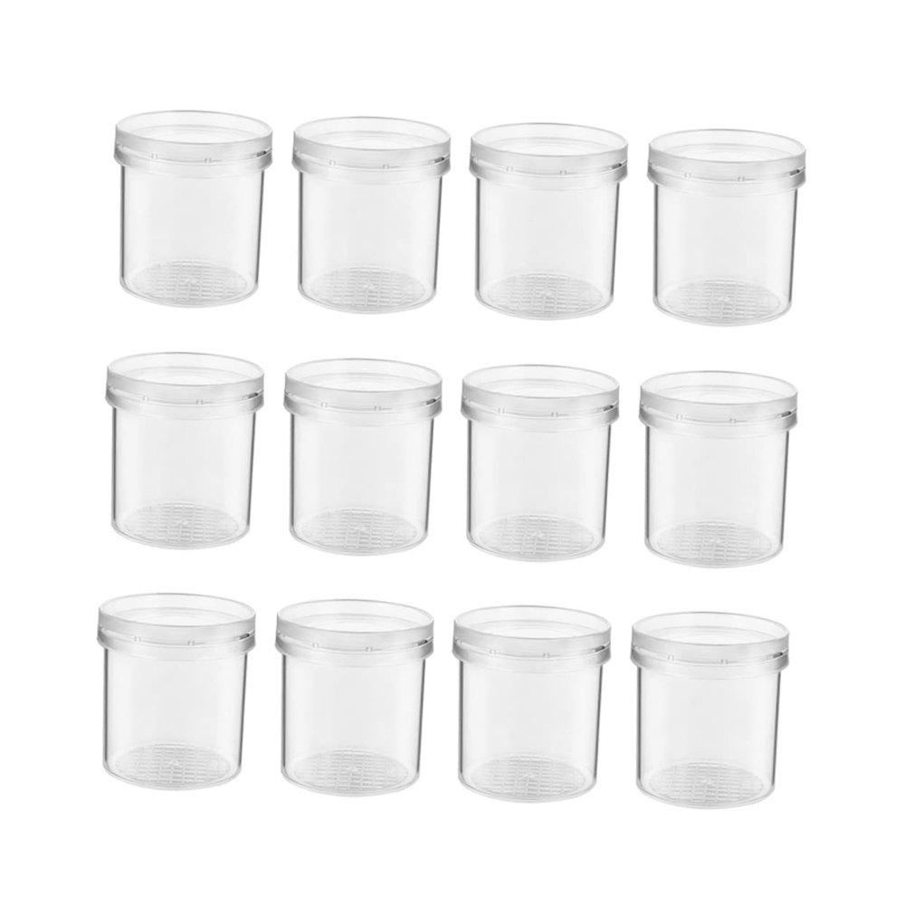 FELTECHELECTR Insect Observation Box Magnifying Glass Portable Critter Cage Educational Science Tool for Boys and Girls Bug Catching Container for Nature Exploration 12-Piece Set