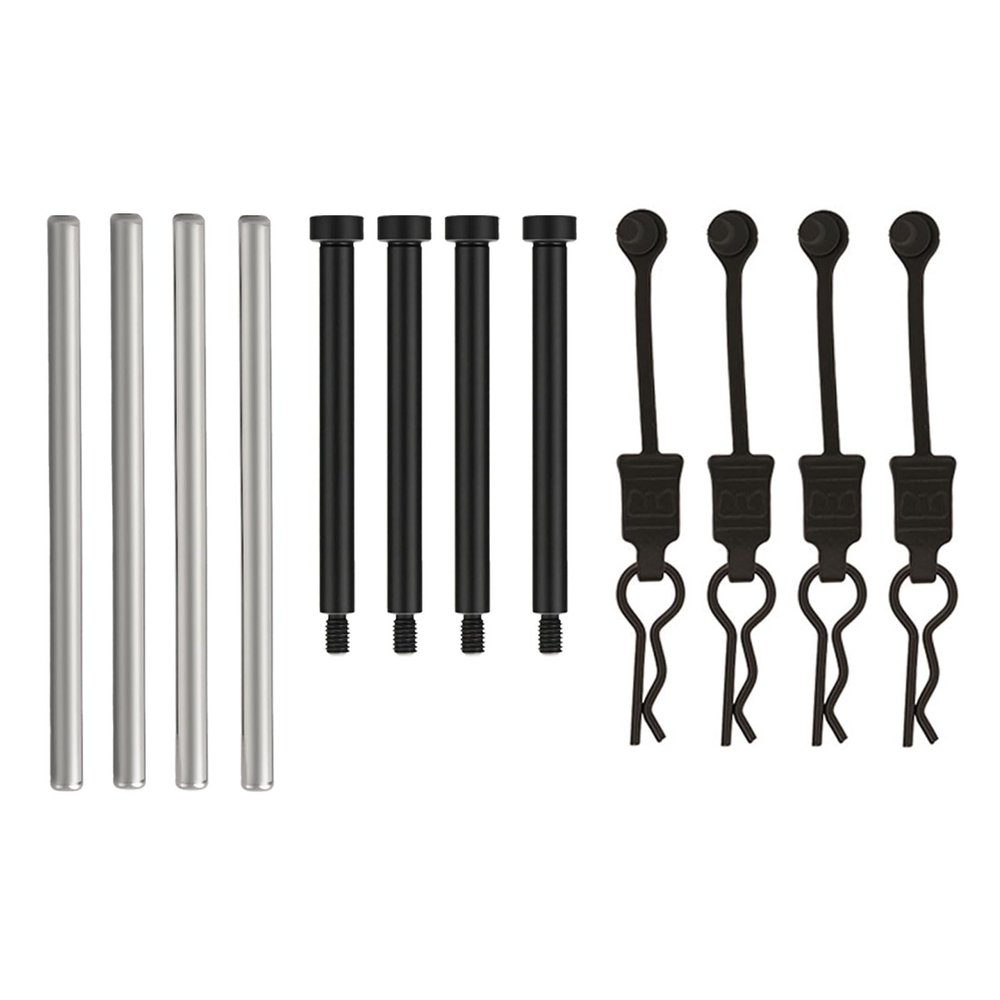 Mesimsple Suspension Arms Screw Pins 4x67.5mm Hinge Pins & Body Clips for 1/7 Infraction Felony Limitless Mojave 1/8 Typhon Kraton Outcast Talion Notorious 6S BLX EXB