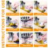 aromaoveite DIY Magnetic Stickers Craft Kit - Fridge Magnet Maker Machine with Magnetic Adhesive Backing, Laminating Tools & Templates for Handcraft Enthusiast view 4
