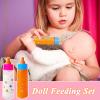 15 Pcs Baby Doll Accessories Magic Bottle Set,Doll Feeding Set with Package,Pretend Play Feeding Toys for Kids,Girls,Party,Gift view 4