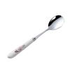 4PC - Home Simple Creative Cute Non-slip High Temperature Resistant Delicate Stainless Steel Spoon - A Family of Four Round Spoons [Mom] view 1