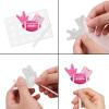 18pcs Pink Glitter Dessert Cupcake Topper Pick for Rugby Ball Touchdown Sport Game Day Theme Decor Supplies Men Women Happy Birthday Party Decorations view 4