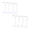 Alasum 8pcs Doll Stand Set for Displaying Dolls Adjustable Support Rack Suitable for Sizes for Collectors and Displays view 1