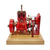 Engine Model Kit That Works, 5CC Vertical Synchronous Twin-Cylinder Overhead Valve Engine Gasoline Engine Model Internal Combustion Tractor Engine 3D Model (Assembled Version) view 1