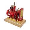 Engine Model Kit That Works, 5CC Vertical Synchronous Twin-Cylinder Overhead Valve Engine Gasoline Engine Model Internal Combustion Tractor Engine 3D Model (Assembled Version) view 3
