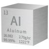 Bosreroy 10Mm High-Purity Aluminum Cube, Laser-Engraved with Element Symbols, Perfect for Collectors and Learning view 1