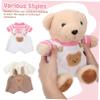 BESPORTBLE 2Sets Plush Animal Clothes for Bear Adorable Sweater Suspender Pants Outfit Easy to Dress Stuffed Animal Accessories for Playdates and Display view 3
