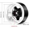 Adjustable Offset RC Car Wheels AMK Beadlock 1.9 Compatible with TRtage 1/10 TRX6 SEN7 8 Inoler Car Black view 4