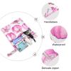 CEBUGI 2Pcs Wet Dry Bags Waterproof Reusable Wet Dry Bag Sets with Zippered Pocket Pumpkins Wet Bag for Swimsuits Cloth Diaper Organizer view 4