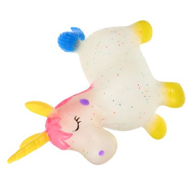 CIMAXIC Bouncy Unicorn Inflatable Horse for Durable Jumping Animal for Indoor and Balance Training Coordination Development Birthday Present for Boys