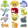 Toddler Fridge Magnets for Kids 1-3, Insect Animal Magnets for Fridge, Baby Magnet for Refrigerator, Magnetic toy for Toddlers, Soft Full Back Magnetic Animal , Cute Educational Whiteboard Magnet view 1
