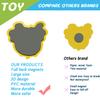 Toddler Fridge Magnets for Kids 1-3, Insect Animal Magnets for Fridge, Baby Magnet for Refrigerator, Magnetic toy for Toddlers, Soft Full Back Magnetic Animal , Cute Educational Whiteboard Magnet view 2