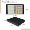 Bosreroy Fireproof Coin Storage Album, Holds 360 & 36 Banknotes, Transparent Pvc Pages With Dual Protection For Coin Collectors view 2