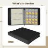 Bosreroy Fireproof Coin Storage Album, Holds 360 & 36 Banknotes, Transparent Pvc Pages With Dual Protection For Coin Collectors view 3