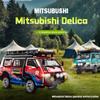 1:24 Scale Delica Remote Control Car, 2.4GHz Full Proportional Brushed 4WD Touring Car, Mini Remote Control Vehicle, Gift for Adults (Pearl Black) view 4