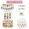 28pcs Cat-Themed Birthday Party Decorations Set - Includes "Happy Birthday" Banner, Cake Toppers, Hanging Ornaments & Backdrop for Feline Celebration view 3