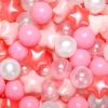 Realhaha Ball Pit Balls Star Shapes Plasticball50 Pearl Red Beige Clear view 1