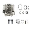 32cc Cylinder Head&Piston Kit for 1/5 HPI KM ROVAN Baja Losi 5ive T FG BM GoPed RedCat Fit for 32CC FLMLF view 1