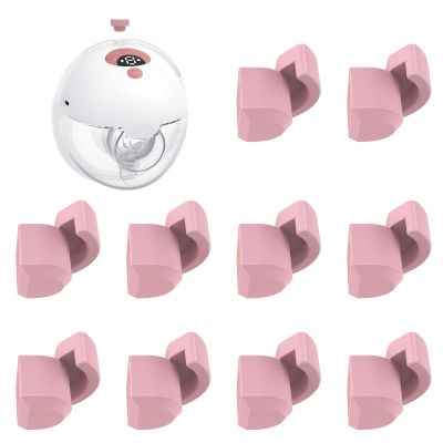 10PCS Spout Cap Compatible with Momcozy M5 Wearable Breastpump, Dustproof, Keep Clean, Prevents Leaks Silicone Spout Cover Fit for M5 Pumps, Breast Pump Replacement Parts
