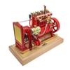 Engine Model Kit That Works, 12CC Vertical Four-Cylinder Overhead Valve Engine Gasoline Engine Model Internal Combustion Tractor Engine 3D Model Gift for Adults (Assembled Version) view 1