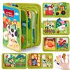ivebed Montessori Busy Board, Toddler Montessori Play Board for Long Car Rides and Summer Trips Boys Girls, No Screens, No Meltdowns, Just Focused Play view 1