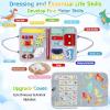 ivebed Montessori Busy Board, Toddler Montessori Play Board for Long Car Rides and Summer Trips Boys Girls, No Screens, No Meltdowns, Just Focused Play view 2