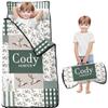 Personalized Toddler Nap Mat for Boys and Girls Custom Name Wild Ducks Sleeping Bag with Pillow & Blanket Soft & Portable for Daycare, Preschool & Kindergarten view 1