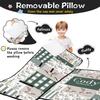 Personalized Toddler Nap Mat for Boys and Girls Custom Name Wild Ducks Sleeping Bag with Pillow & Blanket Soft & Portable for Daycare, Preschool & Kindergarten view 2