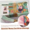 500 Pcs Ancestor Money Sacrificial Offerings for Funerals Jade Emperor Hell Bank Notes Sacrificial Offerings, Strengthen Connection with Your Ancestor, Bring Good Fortune, Toys. view 2