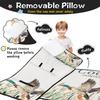 Personalized Toddler Nap Mat for Boys and Girls Custom Name Wild Ducks Sleeping Bag with Pillow & Blanket Soft & Portable for Daycare, Preschool & Kindergarten view 2