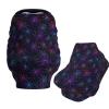Muishi Neon Spider Webs Baby Car Seat Covers Carseat Canopy Soft Infant Stroller Cover Nursing Breastfeeding Covers for Girls Boys Newborn view 1